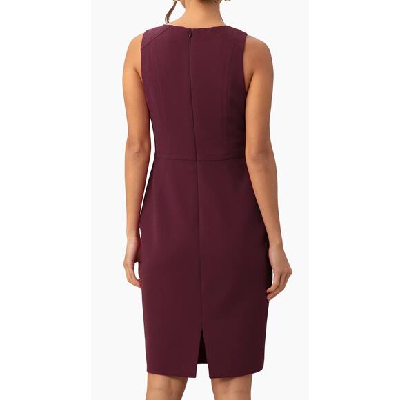 Trina Turk Petit Rouge Sheath Minidress in Bryant Park Bordeaux. Size 10. NWOT - Picture 3 of 9